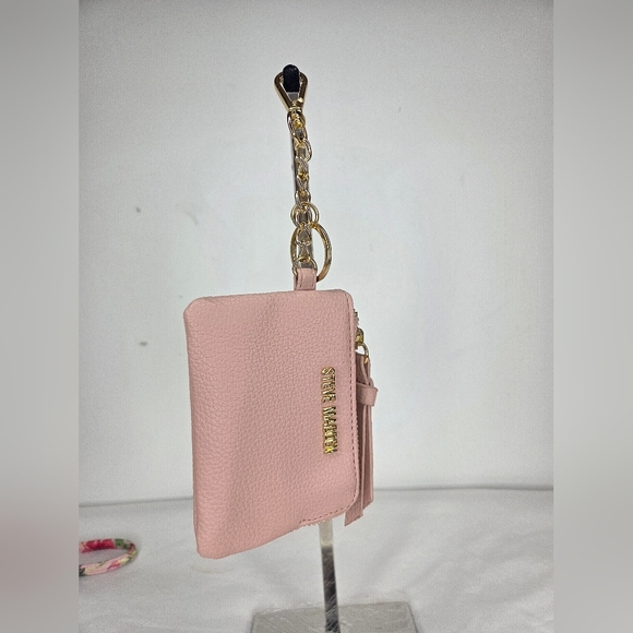 Steve Madden Handbags - Steve Madden 3"x5"inch Pink Keychain Wallet
